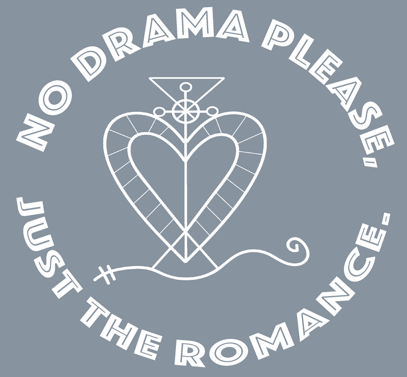 No Drama, Just The Romance Denim Jacket | Queer Art