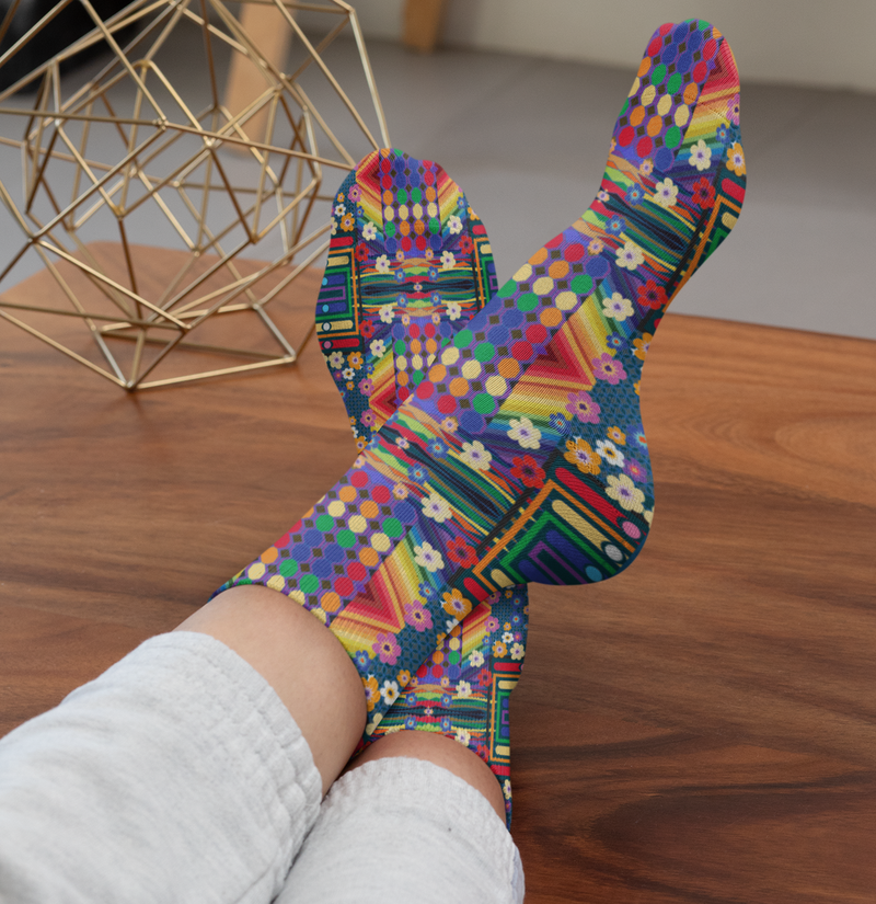 PoMo RetroAfroHomo Socks