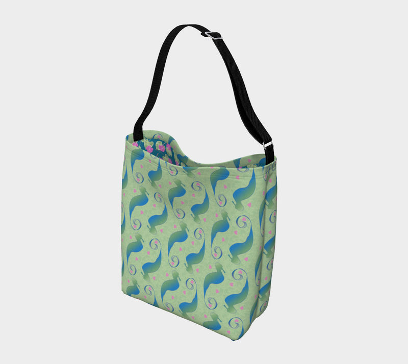 Seahorses Share Futures Day Tote | Queer Art & Black Pride