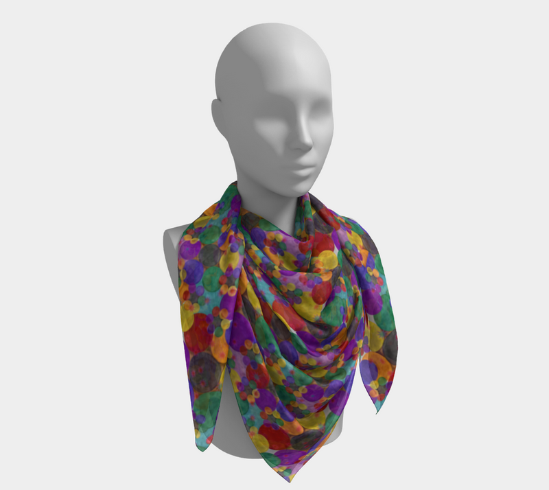 Bubbling With Pride Silk Square