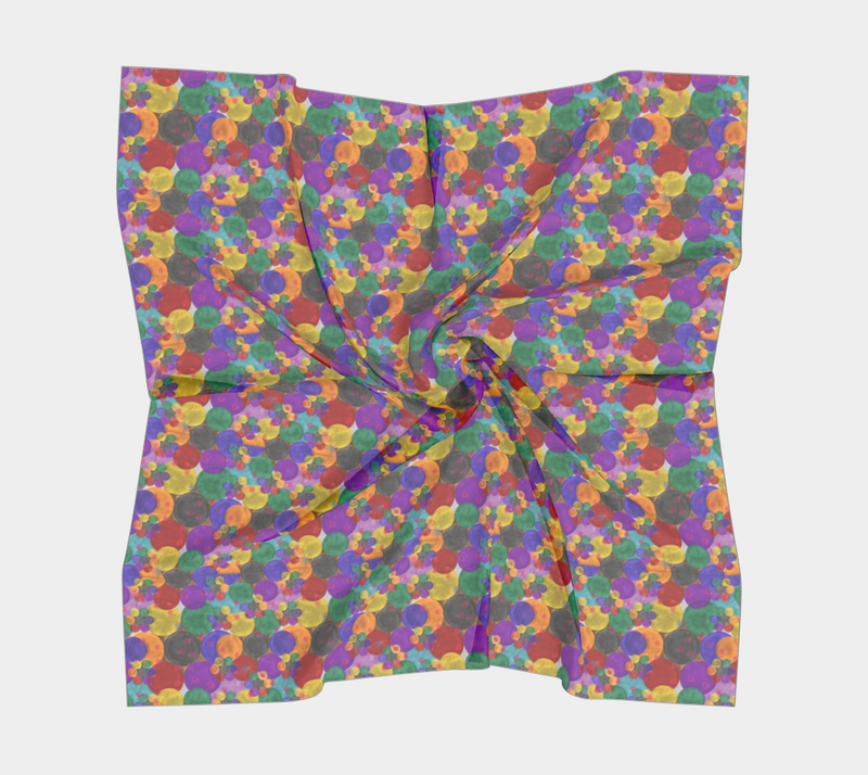 Bubbling With Pride Silk Square