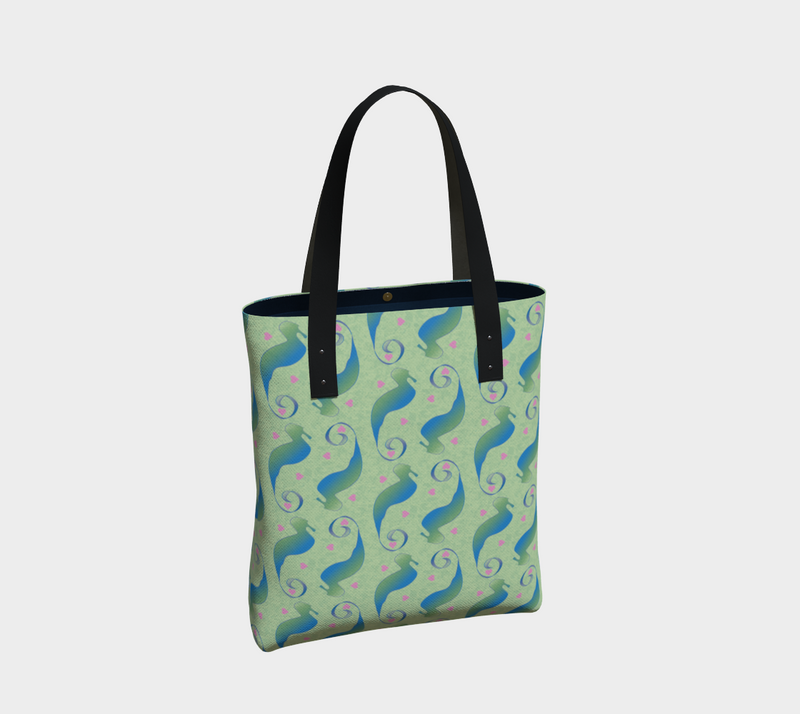 Seahorses Share Futures Tote Bag | Queer Art & Pride