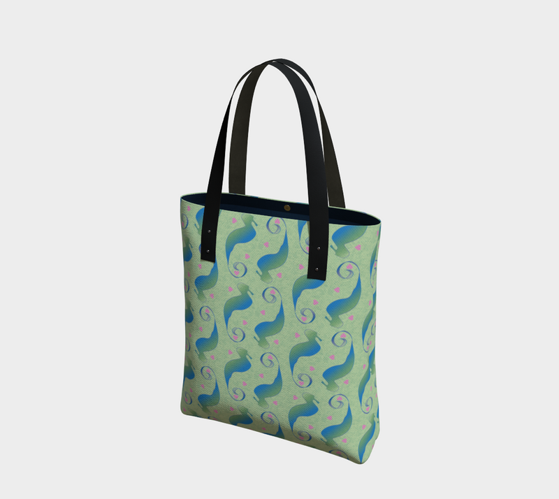 Seahorses Share Futures Tote Bag | Queer Art & Pride
