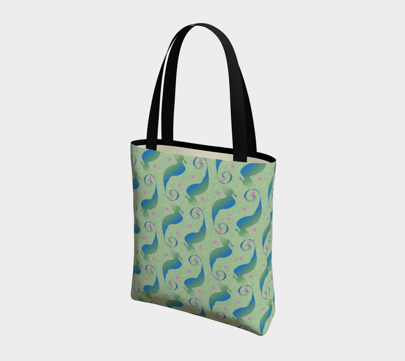 Seahorses Share Futures Tote Bag | Queer Art & Pride