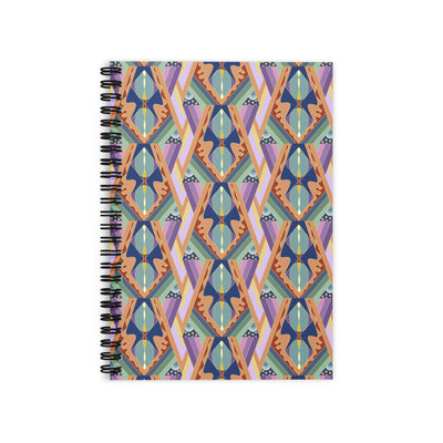 Opening The Worlds Ruled Line Spiral Notebook | Black Queer Art