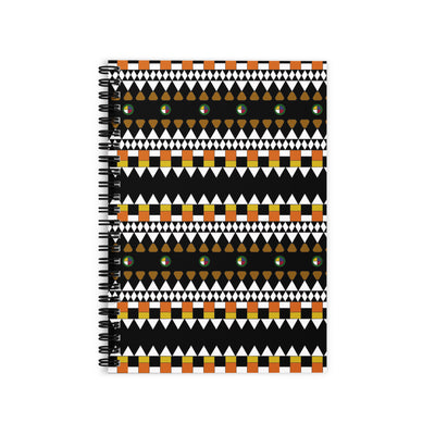 Fulani's Desire Ruled Line Spiral Notebook | Afrocentric Journals