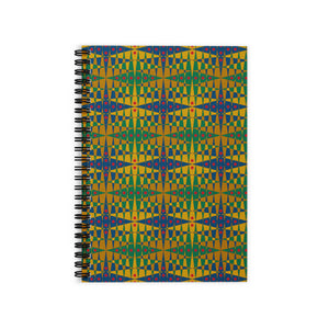 Pitti Pat To Market Spiral Notebook | Black Travel Art
