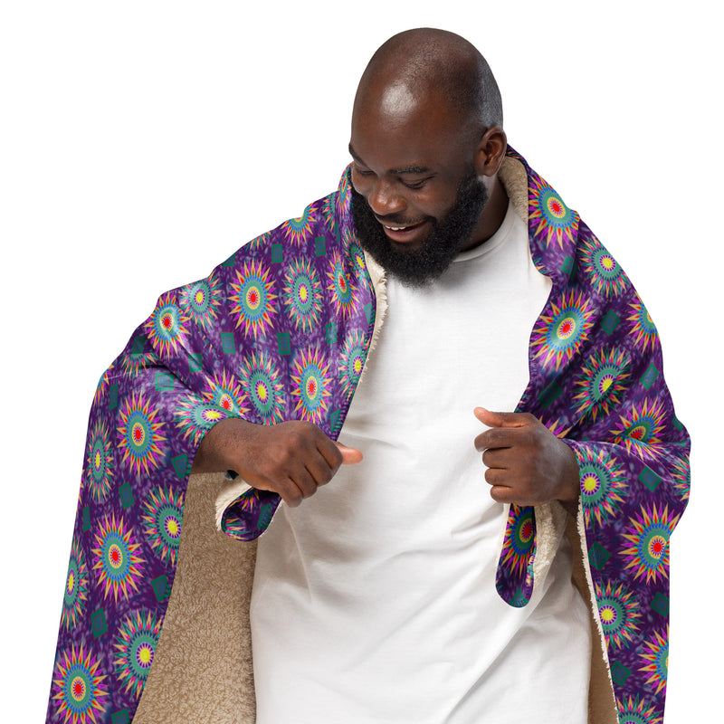 Bonfire Night Sherpa Blanket | Black Queer Art