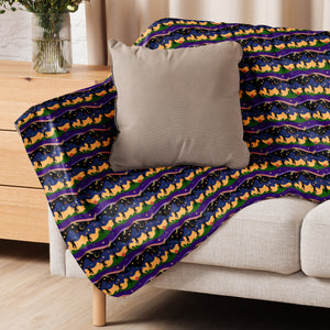 Autumn Dancers Sherpa Blanket | Afrocentric Fall Decor
