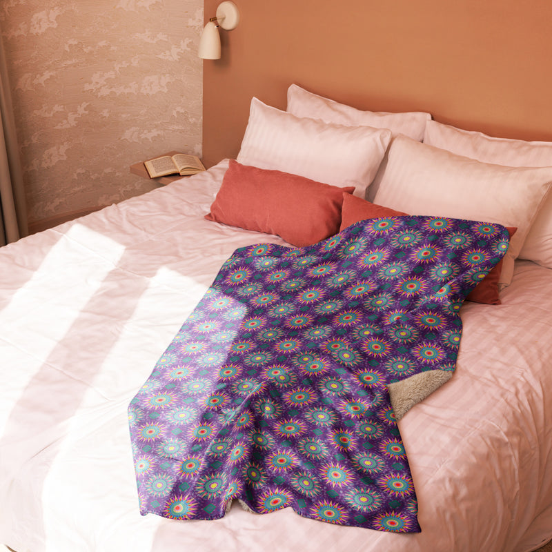 Bonfire Night Sherpa Blanket | Black Queer Art