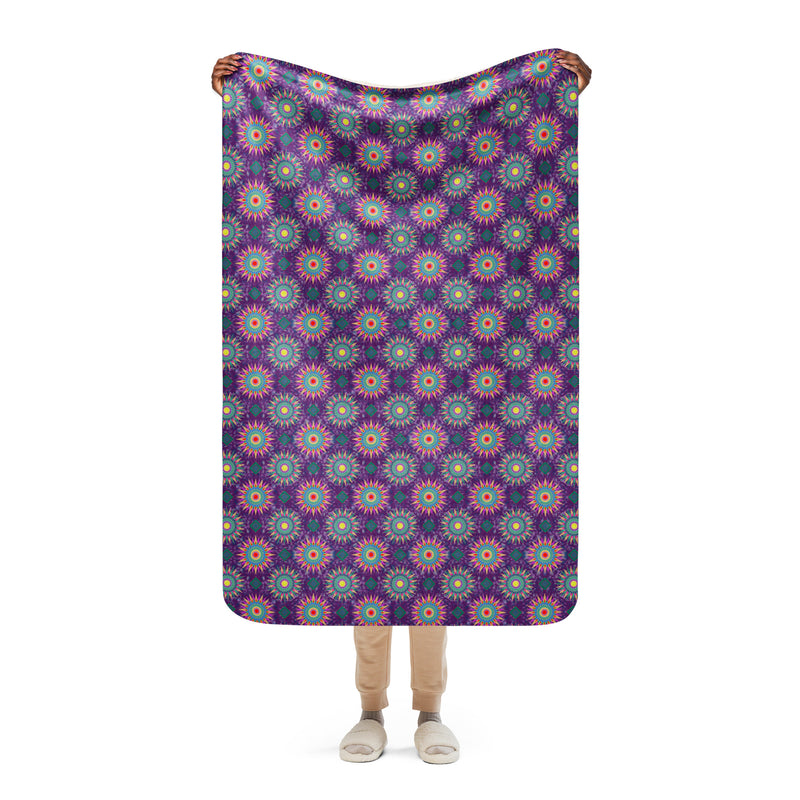 Bonfire Night Sherpa Blanket | Black Queer Art