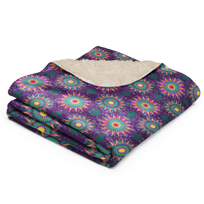 Bonfire Night Sherpa Blanket | Black Queer Art