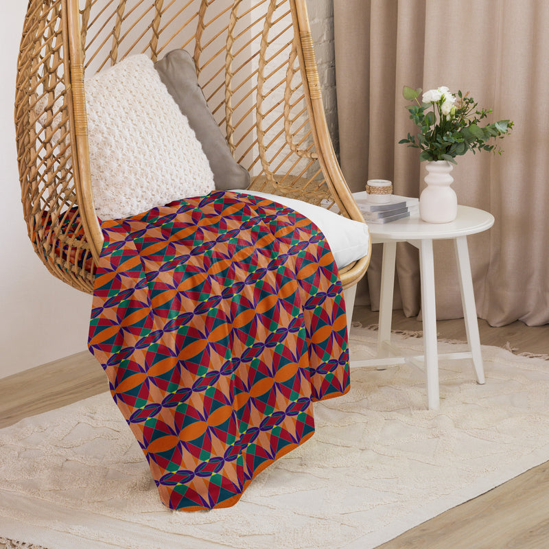 Ujima Sherpa Blanket | Kwanzaa Home Decor