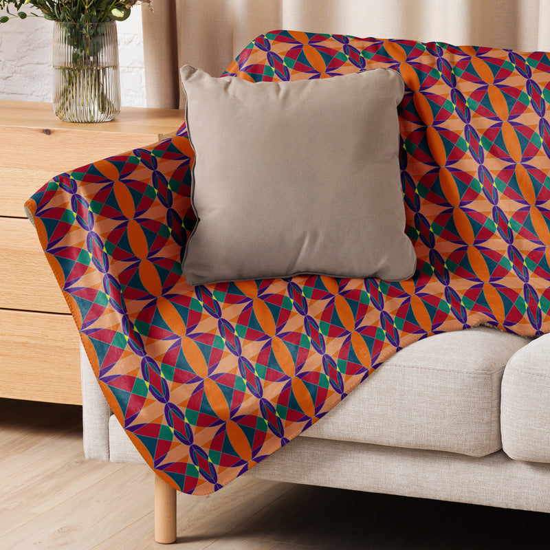 Ujima Sherpa Blanket | Kwanzaa Home Decor