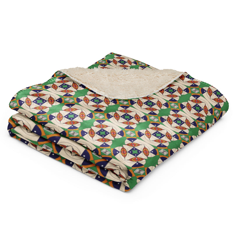 Umoja Sherpa Blanket | Black Unity & Afrocentric Decor