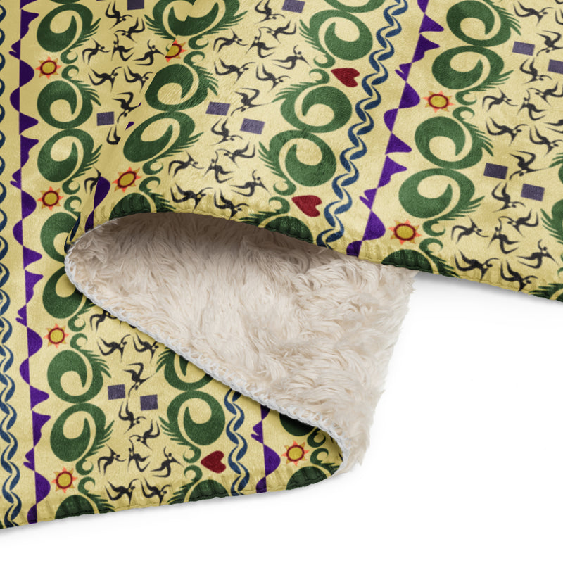 Cave Songs Sherpa Blanket | Black Queer Art
