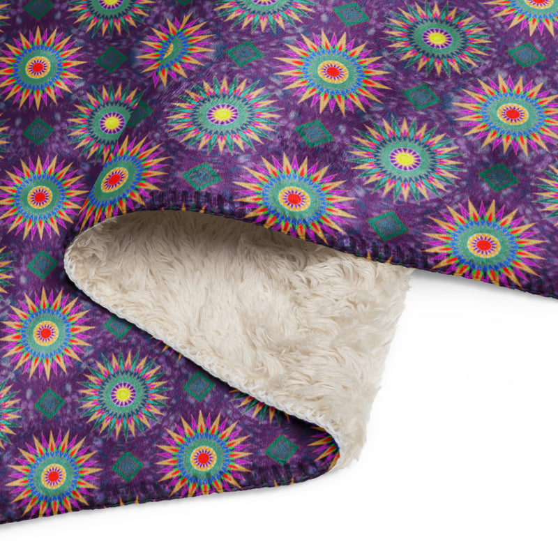 Bonfire Night Sherpa Blanket | Black Queer Art