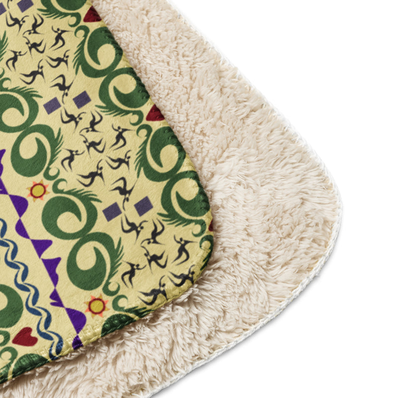 Cave Songs Sherpa Blanket | Black Queer Art