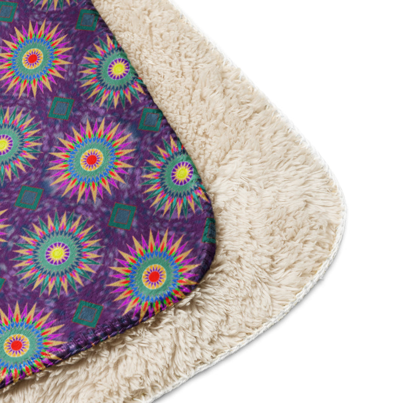 Bonfire Night Sherpa Blanket | Black Queer Art