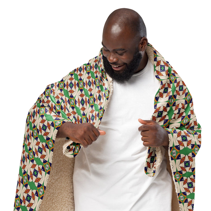 Umoja Sherpa Blanket | Black Unity & Afrocentric Decor