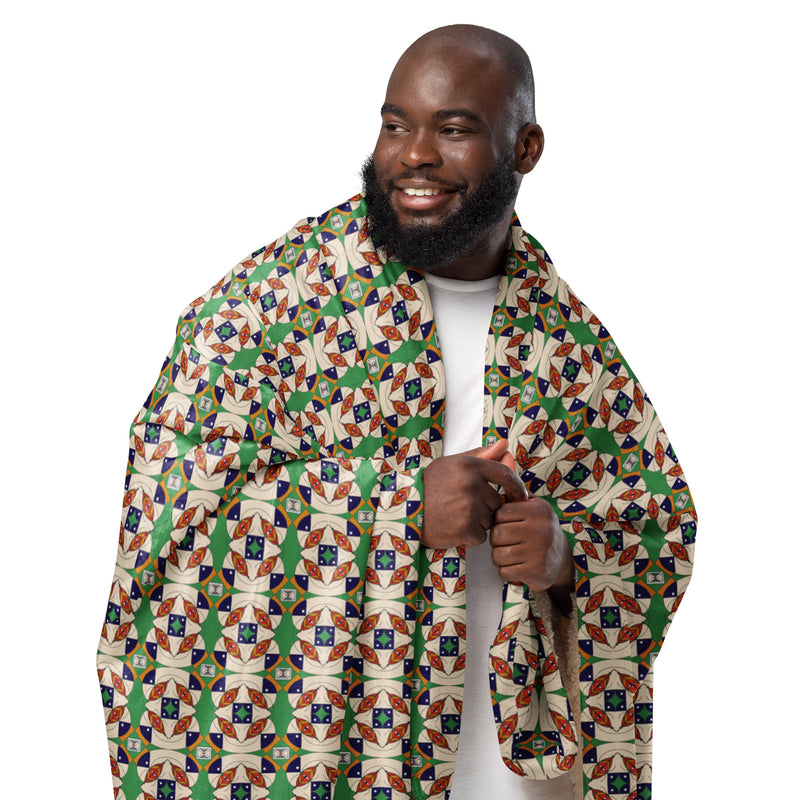 Umoja Sherpa Blanket | Black Unity & Afrocentric Decor