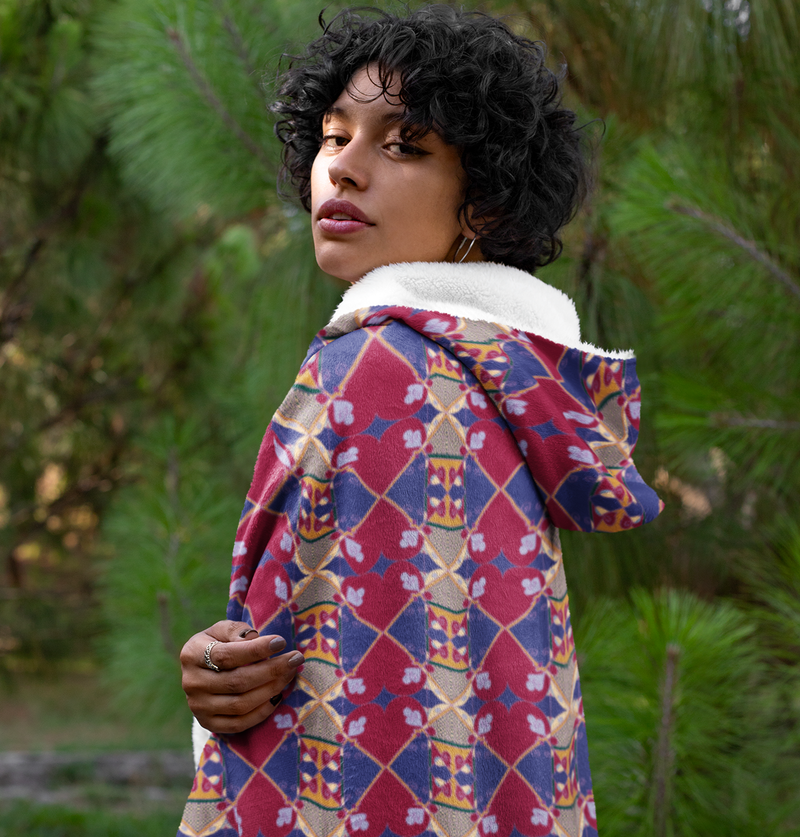 Ujamaa Hooded Blanket | Kwanzaa & Black Pride Decor
