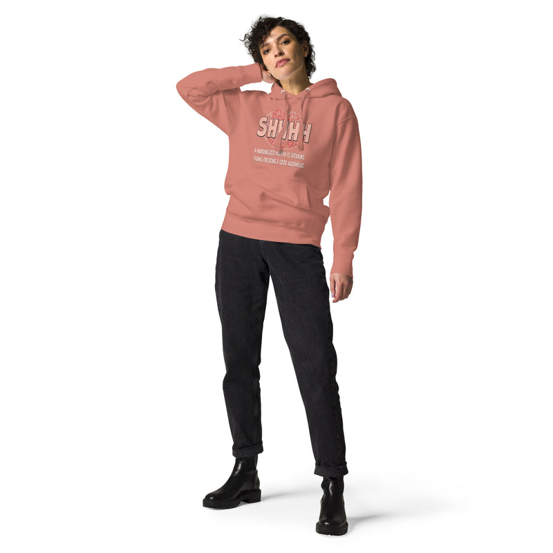 Shhh! Hoodie | Queer Pride Apparel