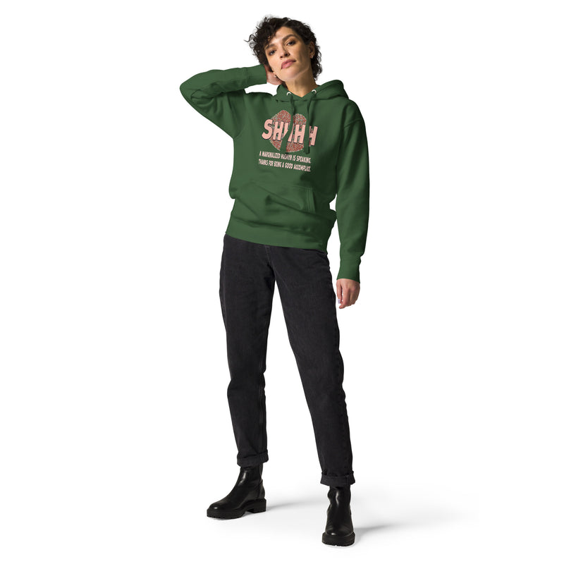 Shhh! Hoodie | Queer Pride Apparel