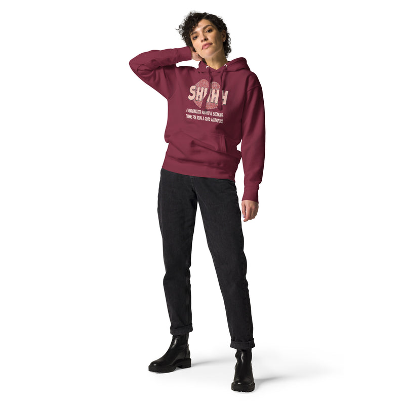Shhh! Hoodie | Queer Pride Apparel