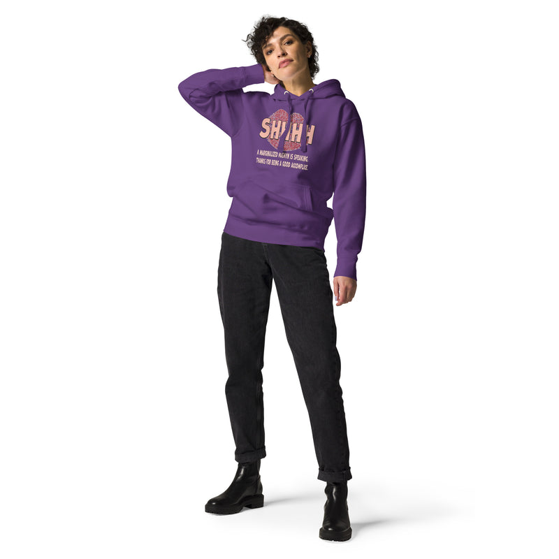Shhh! Hoodie | Queer Pride Apparel