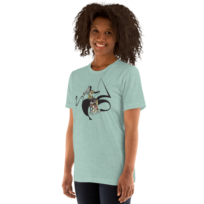 Carried Away T-Shirt | Black Queer Art