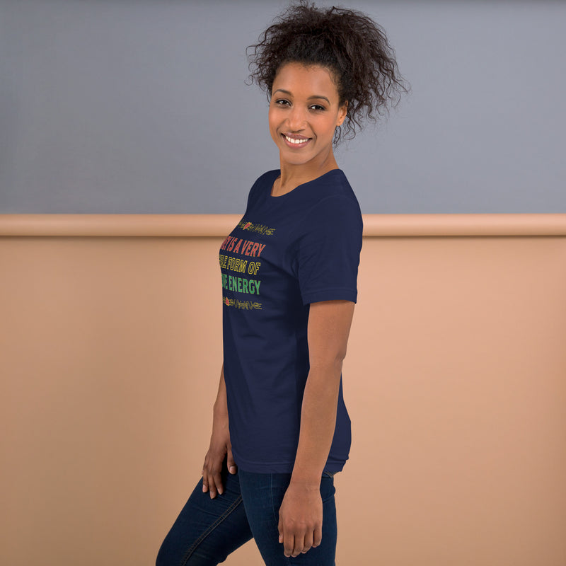 Money Is A Tangible Form Of Love Energy T-Shirt | Black Wealth Affirmation