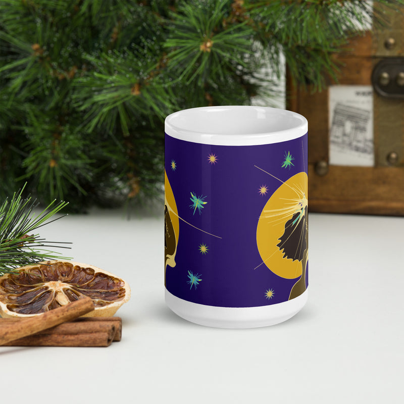 Moon Maiden Mug | Black Goddess Art