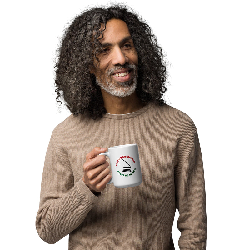 Never Let White Supremacy Sneak Up On You Mug | Black Protest Art