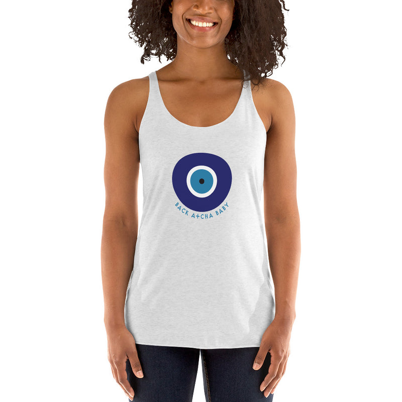 Back Atcha, Baby Racerback Tank Top | Queer Pride Apparel