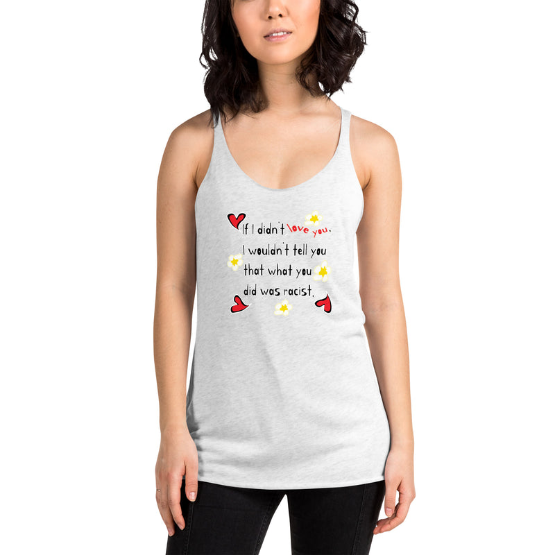 Love Wins | Anti-Racism Racerback Tank Top | Black Pride Apparel