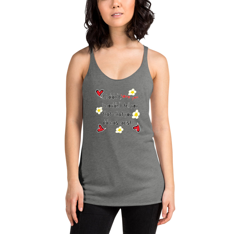 Love Wins | Anti-Racism Racerback Tank Top | Black Pride Apparel