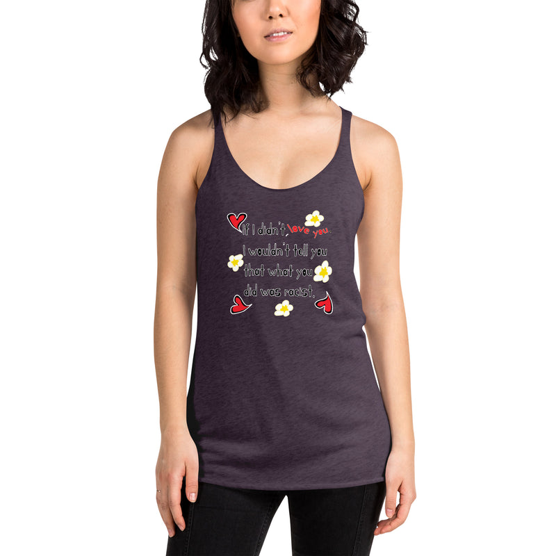 Love Wins | Anti-Racism Racerback Tank Top | Black Pride Apparel