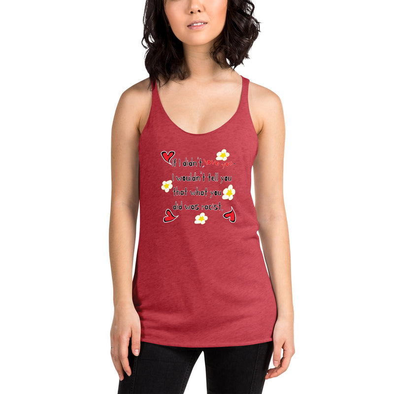 Love Wins | Anti-Racism Racerback Tank Top | Black Pride Apparel
