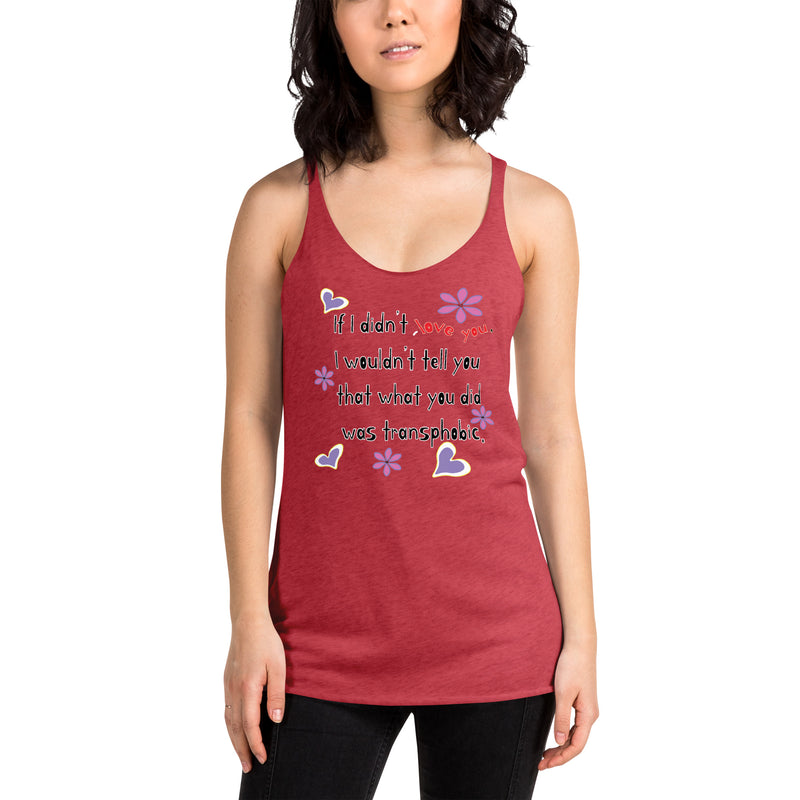Love Wins Racerback Tank Top | LGBTQ+ Pride Apparel