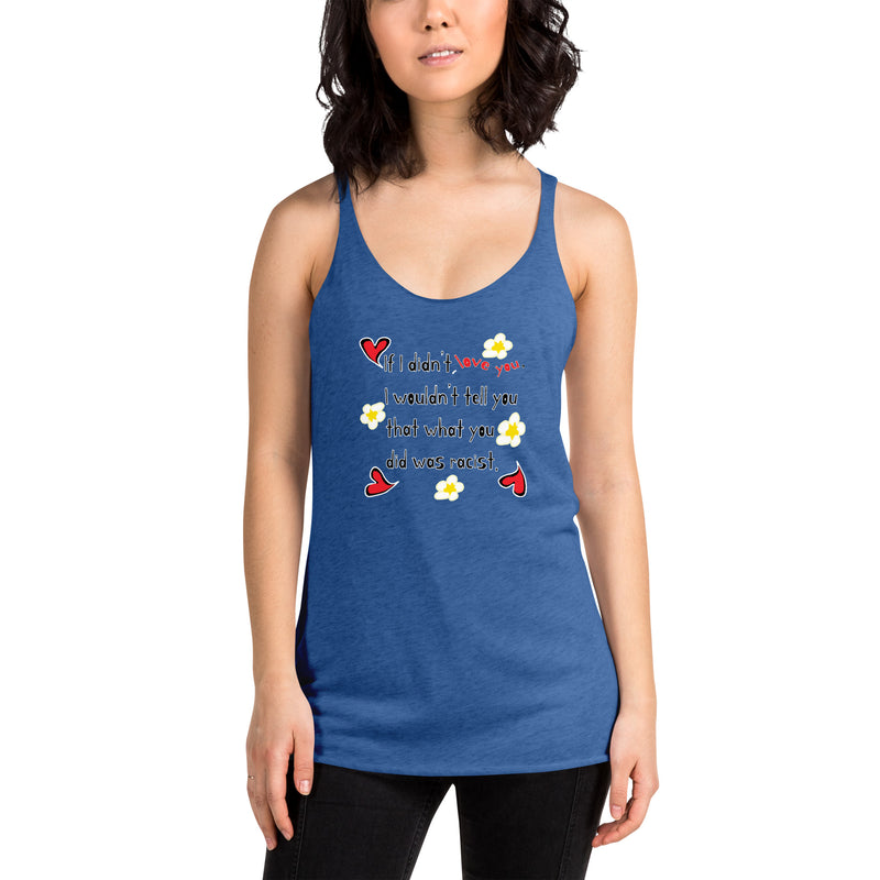 Love Wins | Anti-Racism Racerback Tank Top | Black Pride Apparel