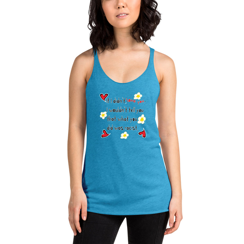 Love Wins | Anti-Racism Racerback Tank Top | Black Pride Apparel
