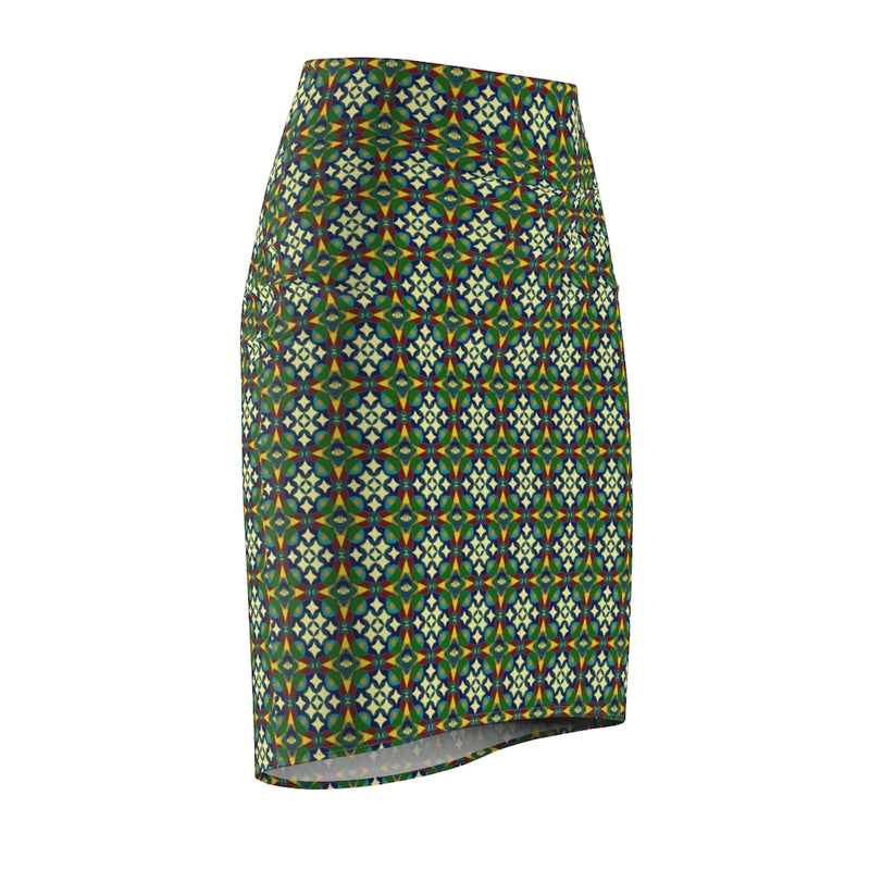 Every Star Ain't North All Over Print Pencil Skirt | Black Queer Art
