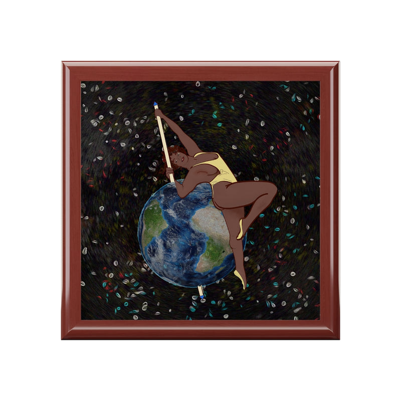 Another Day On the Poles Jewelry Box | Queer Art Home Decor