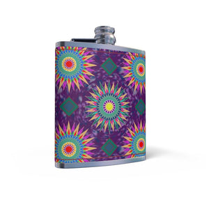 Bonfire Night Leather Hip Flask | Black Queer Celebration