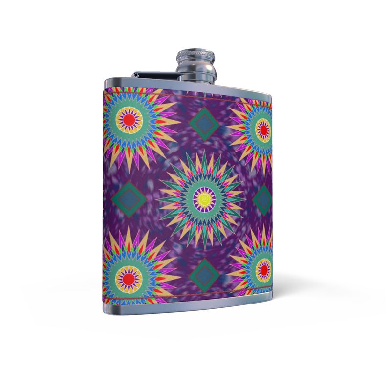 Bonfire Night Leather Hip Flask | Black Queer Celebration