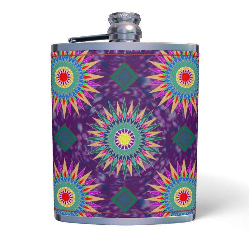 Bonfire Night Leather Hip Flask | Black Queer Celebration
