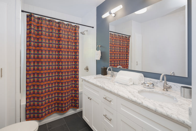 Ujima Shower Curtain | Afrocentric Bathroom Decor