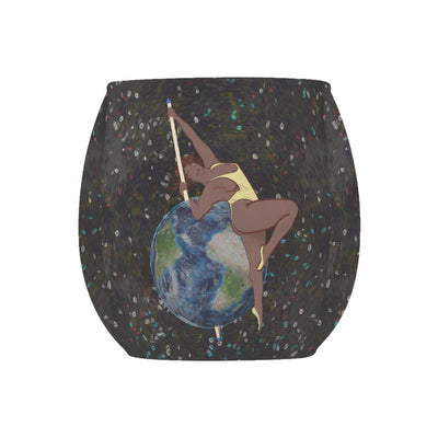 Another Day On The Poles Glass Tealight Holder | Queer Art