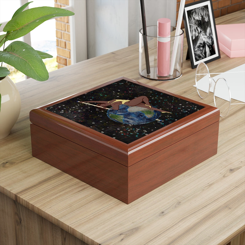 Another Day On the Poles Jewelry Box | Queer Art Home Decor